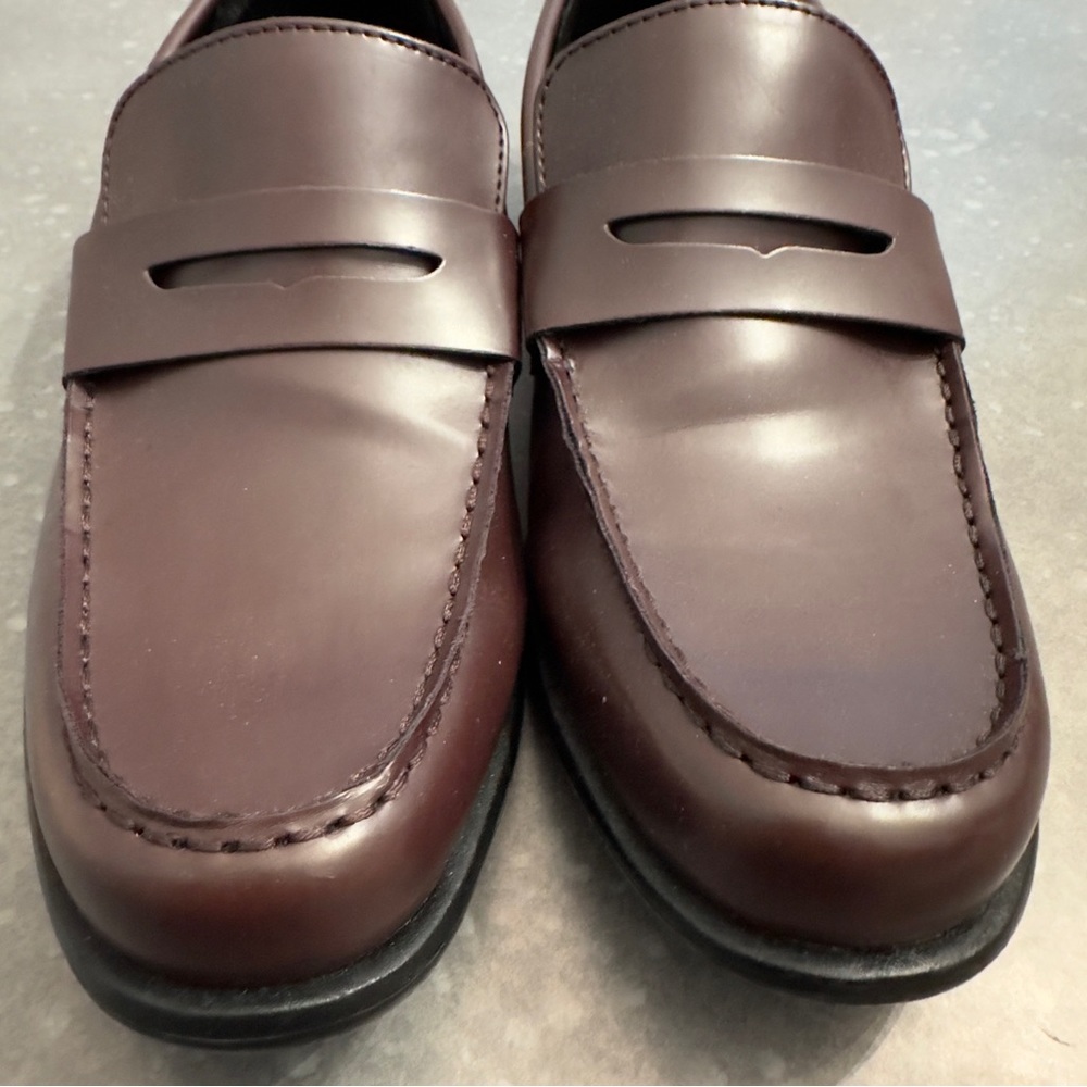 Calvin Klein Men's Crispo Slip-on Dress Loafer BORDEAUX - Picture 2 of 12